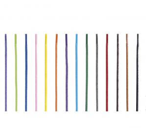 Saphir Schn�rsenkel schmal rund gewachst