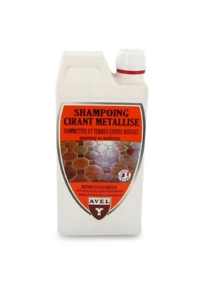 Metallisiertes Wachsshampoo Rote Terrakottafliesen AVEL