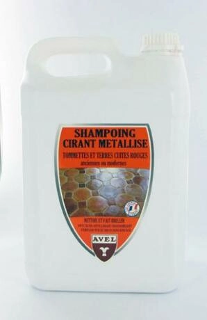 Metallisiertes Wachsshampoo Rote Terrakottafliesen AVEL