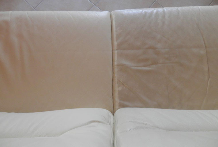 Reinigung eines Ledersofas Reinigung eines Ledersofas